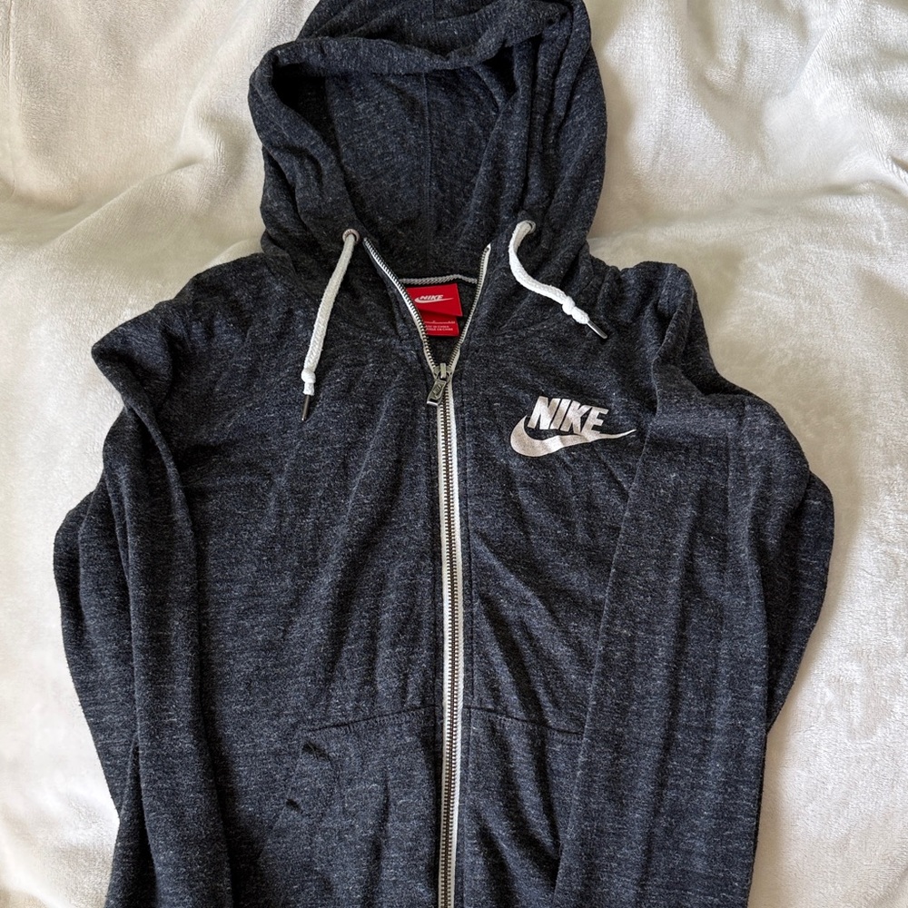 Nike Charcoal Full-Zip Hoodie